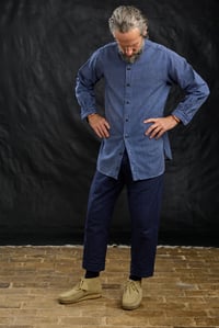 Image 3 of French Stripe Worker shirt I - Blue stripe * one off piece