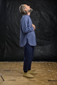 Image 5 of French Stripe Worker shirt I - Blue stripe * one off piece