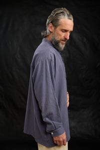 Image 5 of French Stripe Worker shirt II - Blue stripe £175.00