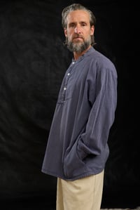 Image 1 of French Stripe Worker shirt II - Blue stripe £175.00