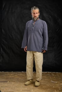Image 8 of French Stripe Worker shirt II - Blue stripe £175.00