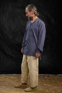 Image 5 of French Stripe Worker shirt III - Blue stripe 