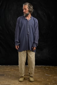 Image 9 of French Stripe Worker shirt III - Blue stripe 