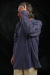 Image 10 of French Stripe Worker shirt III - Blue stripe 