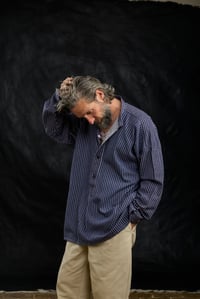 Image 12 of French Stripe Worker shirt III - Blue stripe 