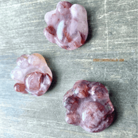 Image 2 of Crystal Carved Gemstone Paw, Mini Crystal Paw, Crystal Footprints, Crystal Carvings