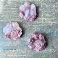 Image 4 of Crystal Carved Gemstone Paw, Mini Crystal Paw, Crystal Footprints, Crystal Carvings