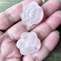 Image 11 of Crystal Carved Gemstone Paw, Mini Crystal Paw, Crystal Footprints, Crystal Carvings