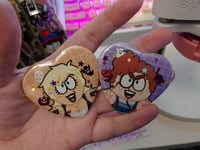 Image 2 of Custom YCH Halloween Buttons