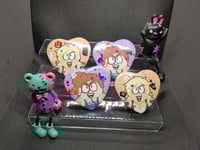 Image 1 of Custom YCH Halloween Buttons