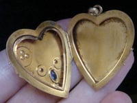 Image 5 of BELLE EPOQUE EDWARDIAN 18CT 18K HIGH CARAT FRENCH SAPPHIRE RUBY LOCKET