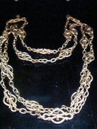 Image 1 of EDWARDIAN FRENCH 18CT FANCY LINK 26 INCH LONG 19G CHAIN