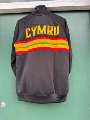 Image of SO58 X CYMRU Vintage Track Top in Black (Pre-Order) 