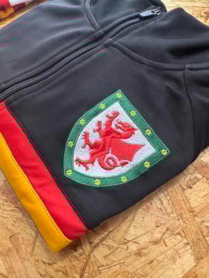 Image of SO58 X CYMRU Vintage Track Top in Black (Pre-Order) 