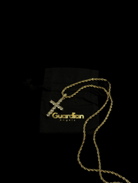 Image 2 of Empress Diamond Cross Necklace