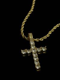 Image 1 of Empress Diamond Cross Necklace