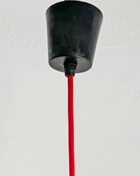 Image 10 of LÁMPARA ROJA CON DOBLE PANTALLA, AÑOS 70