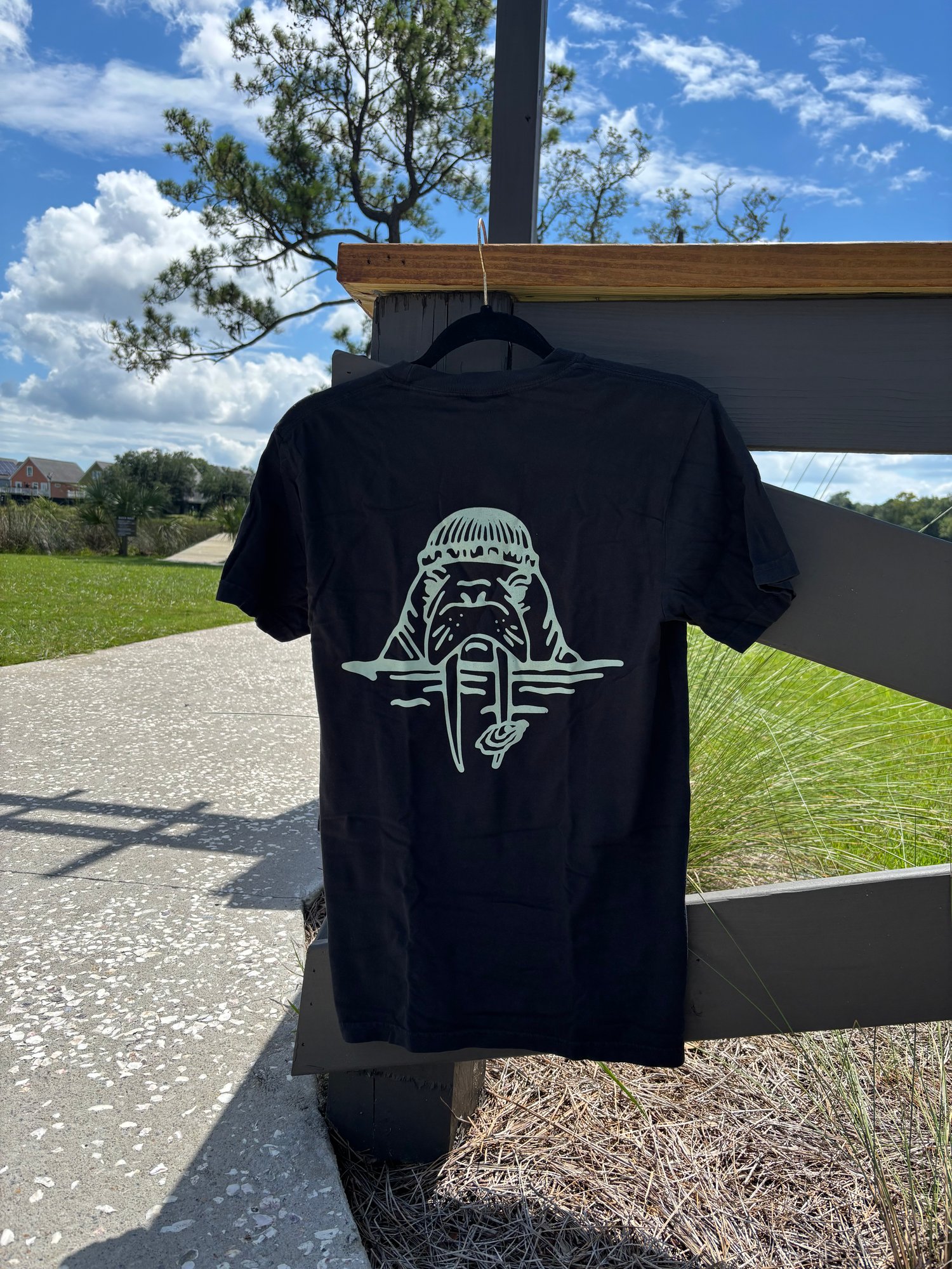 The Walrus Raw Bar Tee - Black