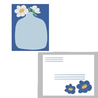 Image 3 of Post Card Set - Vase