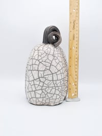 Image 2 of Tall and Skinny White Crackle Pumpkin