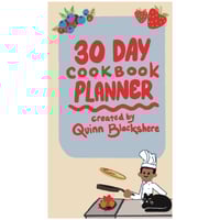 Image 1 of 30 Day Cookbook Planner