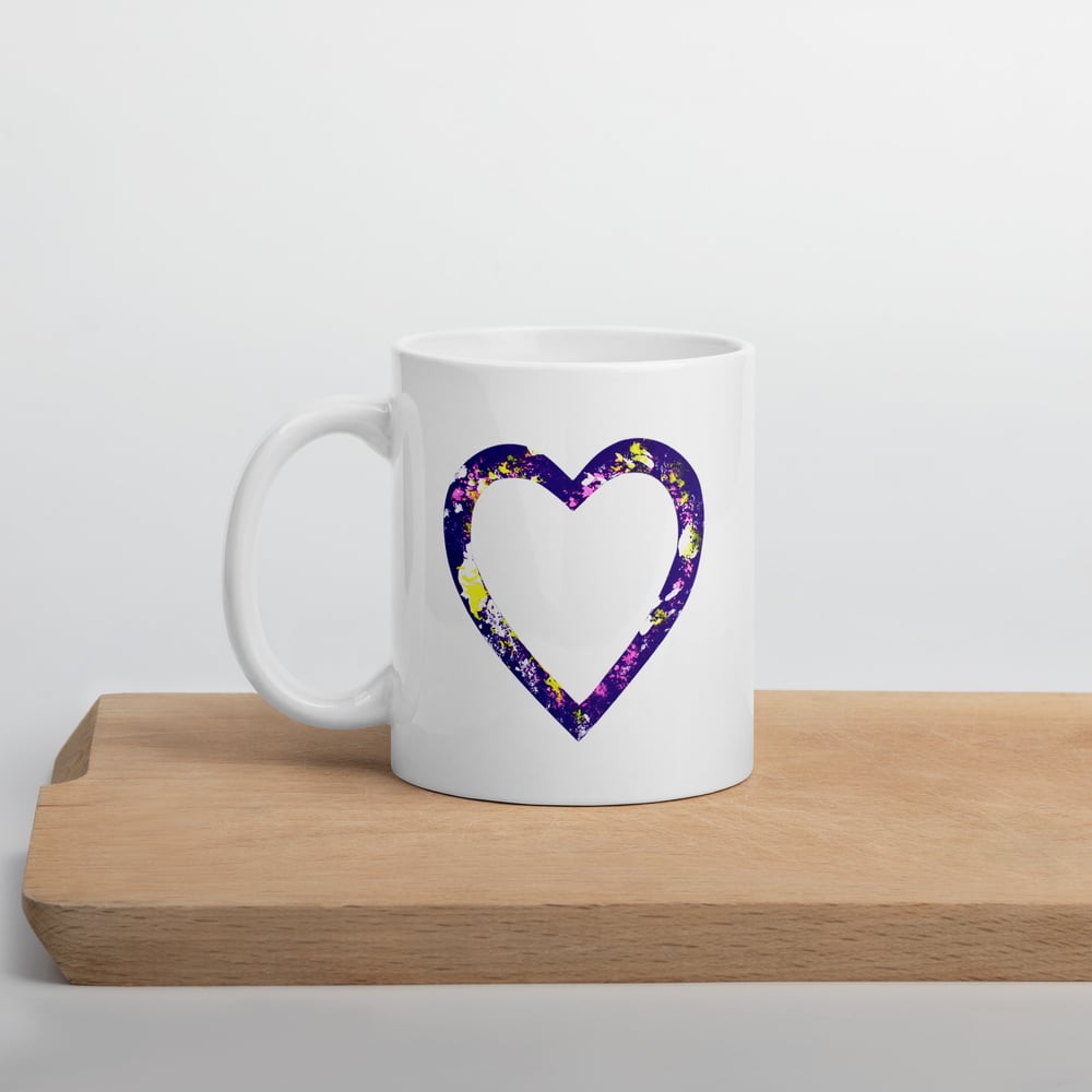 Image of Splatter Heart Mug