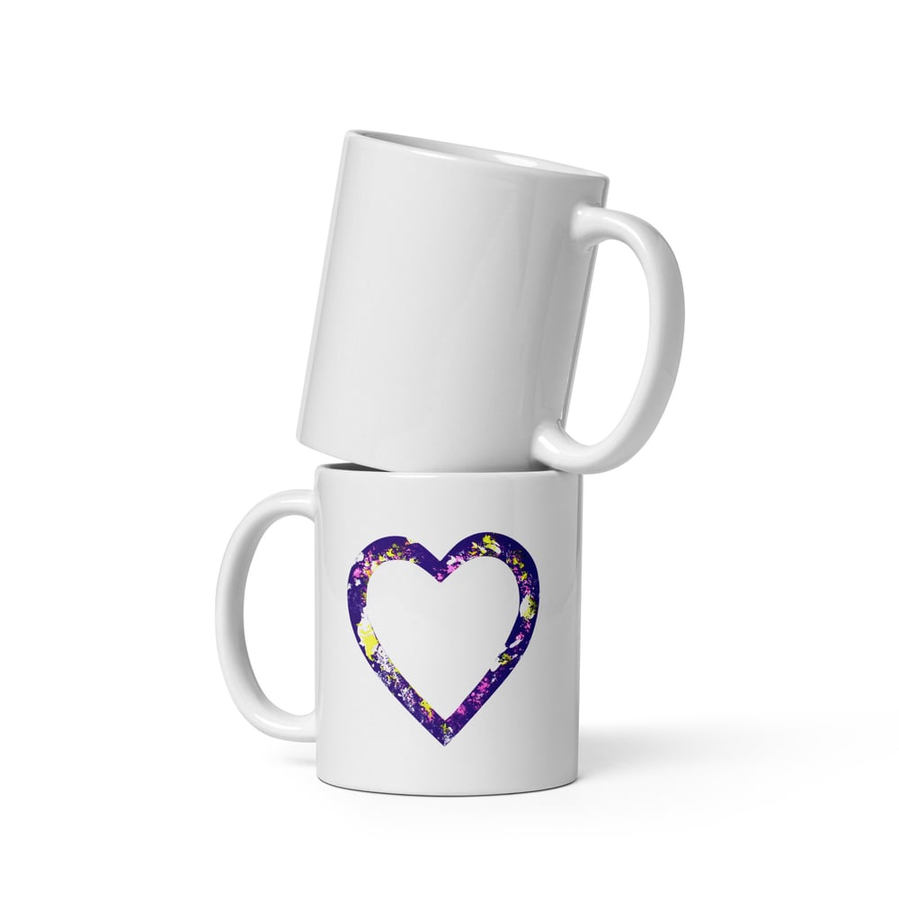 Image of Splatter Heart Mug