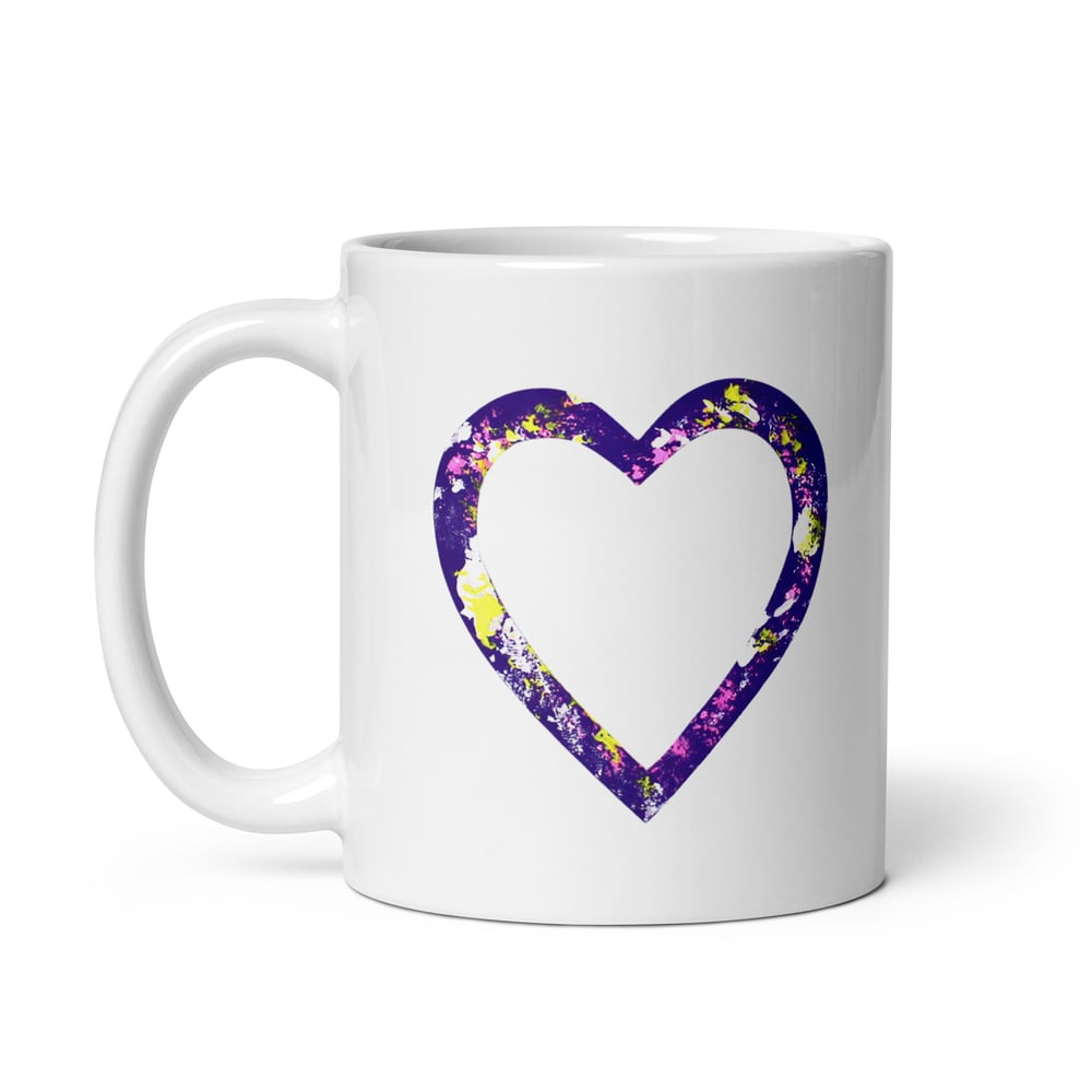 Image of Splatter Heart Mug