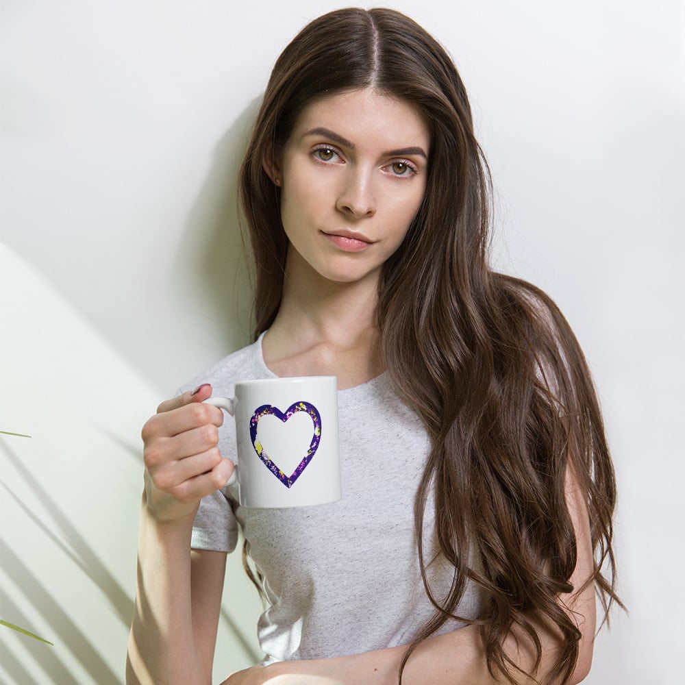Image of Splatter Heart Mug