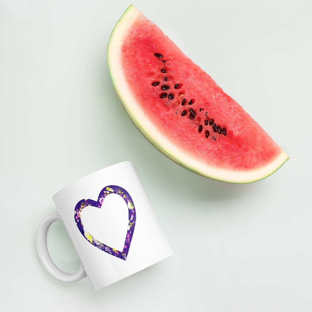 Image of Splatter Heart Mug