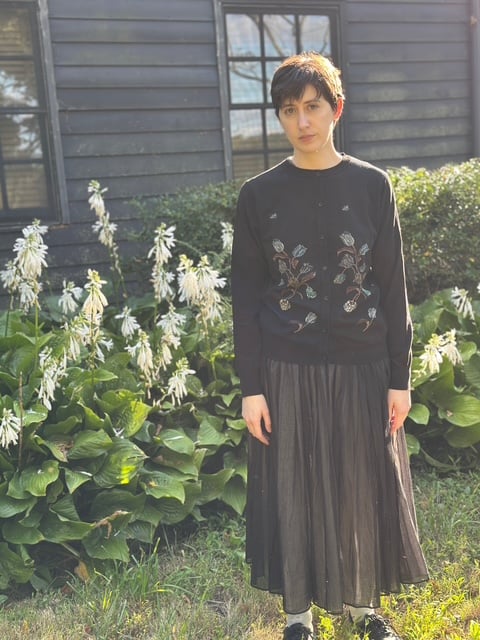 Image of Antipast F/W'25 Lawn Skirts (Black or Brown)