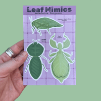 Leaf mimic sticker sheet