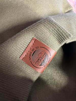 Image of Spirit of 58 Unisex Sweatshirt in Earthy Green 