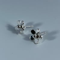 Image 4 of Flower stud earrings.