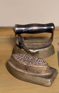 Image 3 of Iron-tin-masher trio ~ Antiques