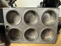 Image 4 of Iron-tin-masher trio ~ Antiques