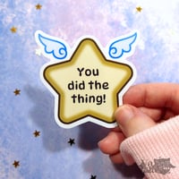 Image 2 of Winged Star Sticker