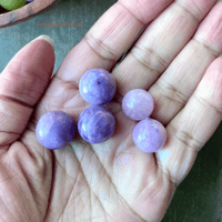Image 4 of Mini Crystal Sphere Set, 7 Pastel Healing Crystals for Calm, Creativity & Positive Vibes 