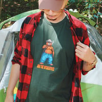 Image 1 of "Uncle Smokey" Unisex T- Shirt (Forrest Green)