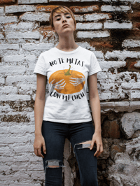 Image 4 of "NO TE METAS CON MI CUCU" Pumpkin Graphic T-Shirt - Bold Statement Tee in Soft Cotton for Casual Wea
