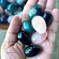 Image 2 of Crystal Eggs for Feminine Energy, Winter Solstice, Crystal Egg Set, (6) Crystal Eggs