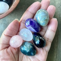 Image 3 of Crystal Eggs for Feminine Energy, Winter Solstice, Crystal Egg Set, (6) Crystal Eggs