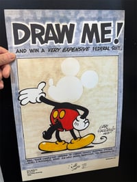 Image 1 of FAMOUS RODENT POSTER--SIGNED WITH SKETCH