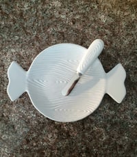 Image 5 of Candy-Shaped Dish with Matching Spreader