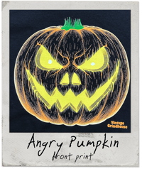 Image 2 of Angry Pumpkin - glows in the dark!