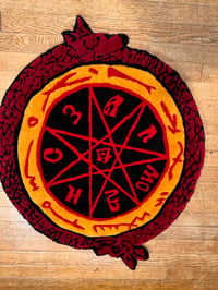 Image 4 of Nosferatu Sigil Tufted floor Rug