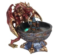 Image 1 of Large Light Up Dragon Backflow Incense Burner