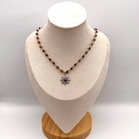 Image 2 of Purple Sunburst Necklace