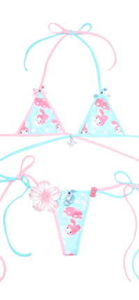 Image 2 of My melody umbrella flying