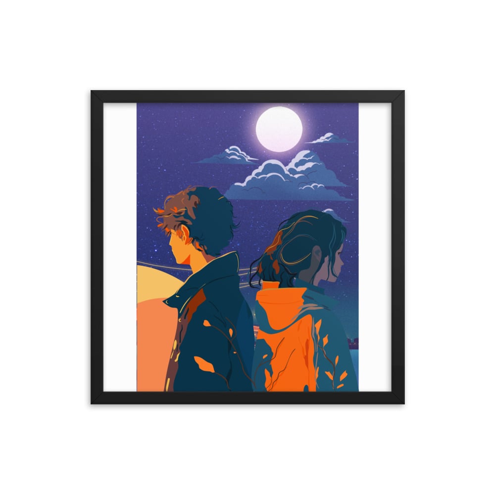 ZEN EXP - “Midnight Luv” Framed poster